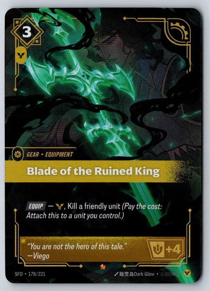 Blade of the Ruined King 178/221 Epic Spiritforged Riftbound Foil Near Mint