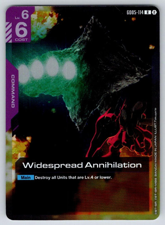 Widespread Annihilation GD05-114 R Freedom Ascension Gundam Holo Near Mint