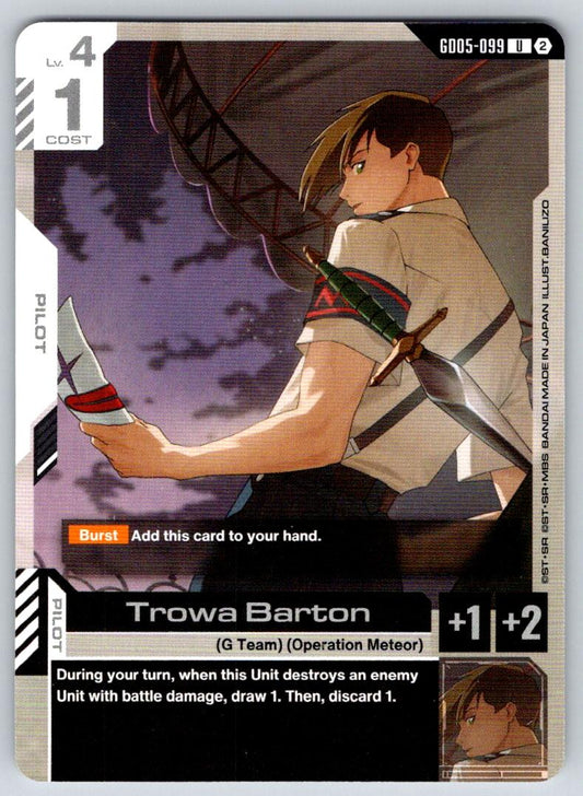 Trowa Barton GD05-099 UC Freedom Ascension Gundam Near Mint