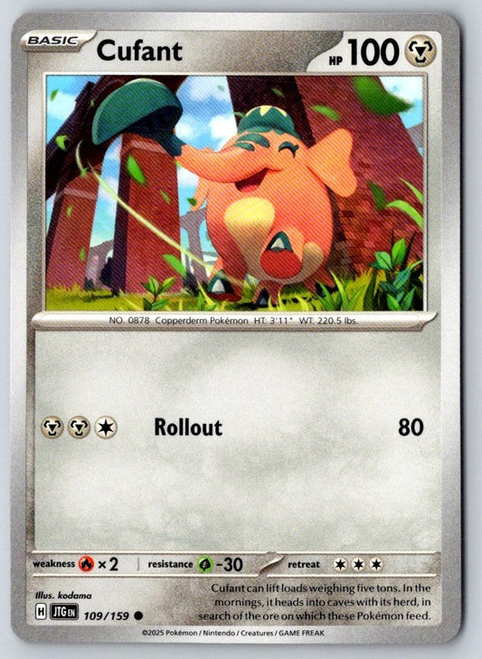 Cufant 109/159 Common Journey Together Pokemon Near Mint