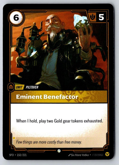 Eminent Benefactor 152/221 Common Spiritforged Riftbound Near Mint