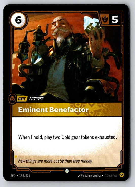 Eminent Benefactor 152/221 Common Spiritforged Riftbound Near Mint