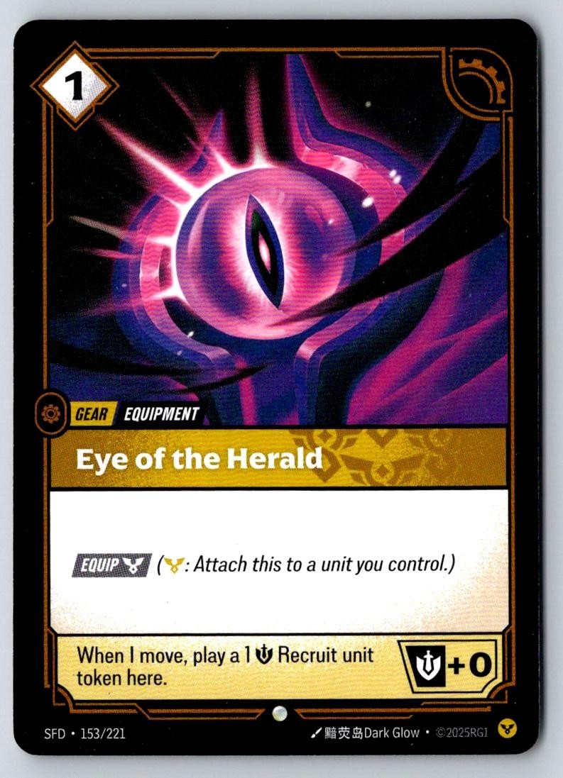 Eye of the Herald 153/221 Common Spiritforged Riftbound Near Mint