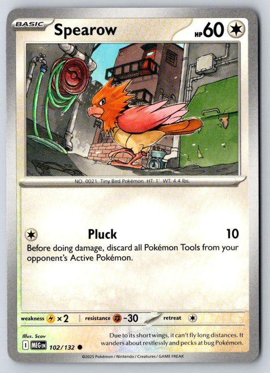 Spearow 102/132 Common Mega Evolution Pokemon Near Mint