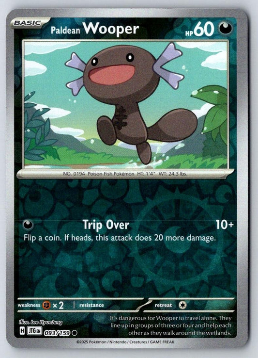 Paldean Wooper 093/159 Common Journey Together Pokemon Near Mint