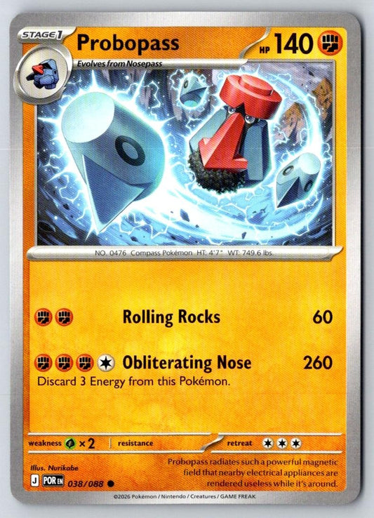Probopass 038/088 Common Perfect Order Pokemon Near Mint