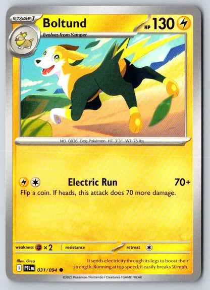 Boltund 031/094 Common Phantasmal Flames Pokemon Near Mint