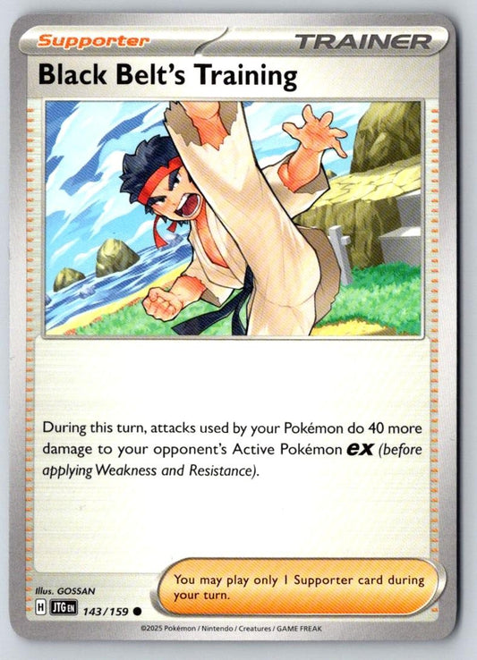 Black Belt's Training 143/159 Common Journey Together Pokemon Near Mint