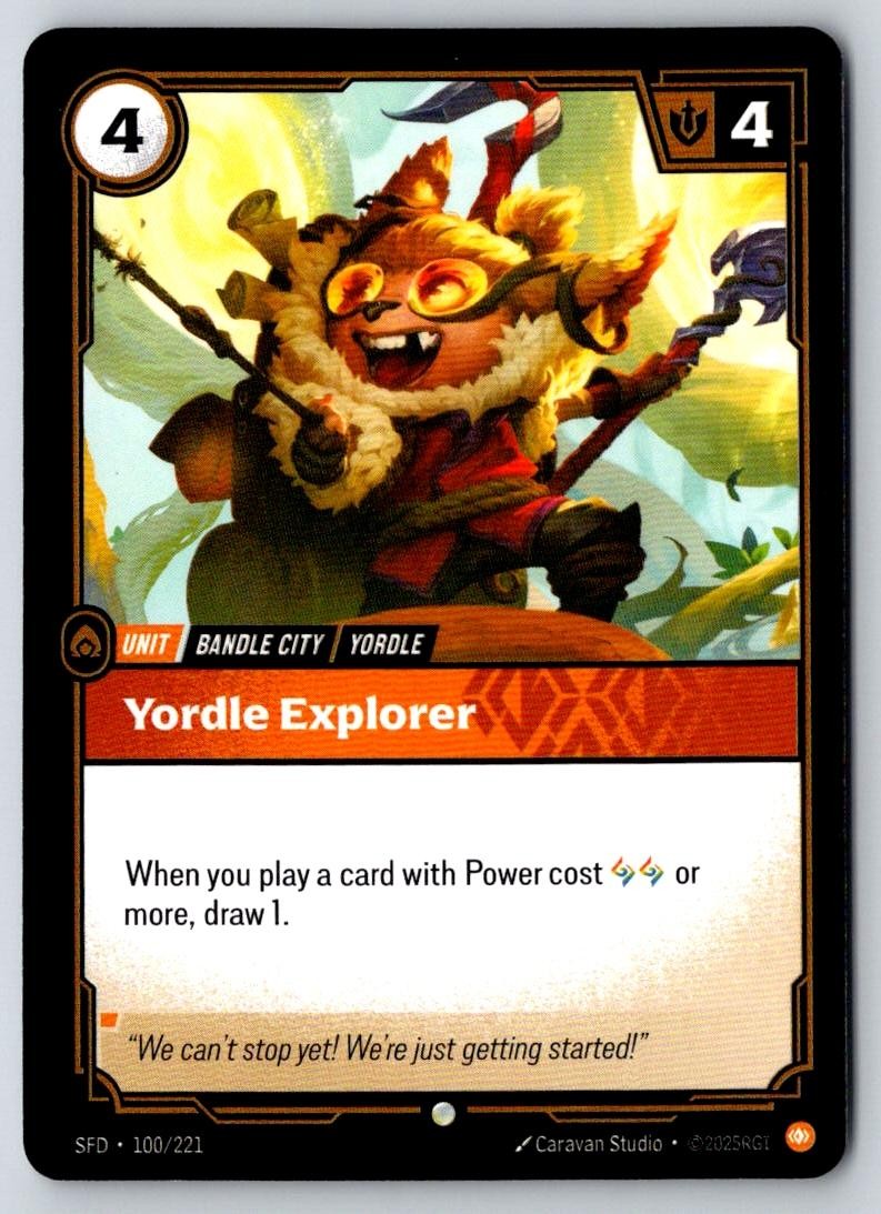 Yordle Explorer 100/221 Common Spiritforged Riftbound Near Mint