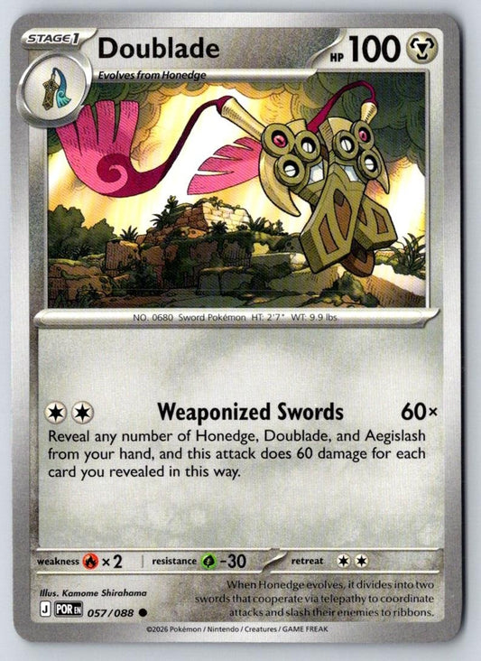 Doublade 057/088 Common Perfect Order Pokemon Near Mint