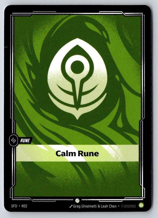 Calm Rune R02 Common Vendetta Riftbound Near Mint