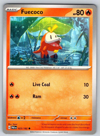 Fuecoco - Armarouge 42 023/182 Common Battle Academy 2024 Pokemon Near Mint