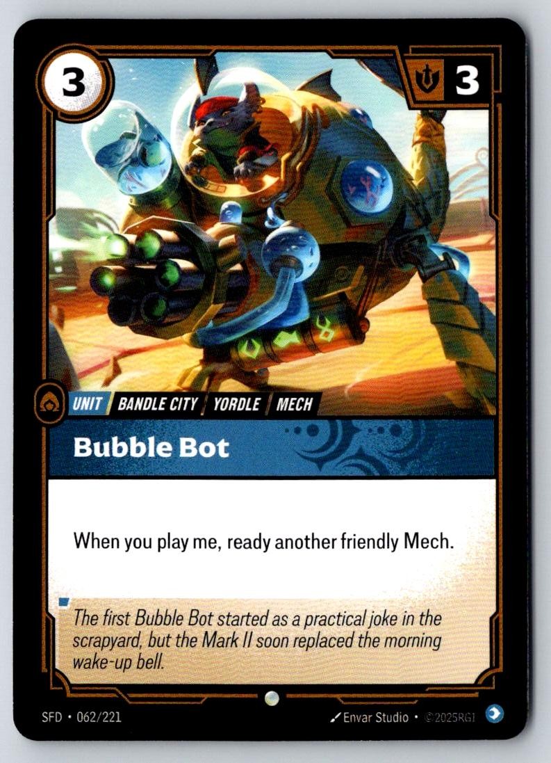Bubble Bot 062/221 Common Spiritforged Riftbound Near Mint