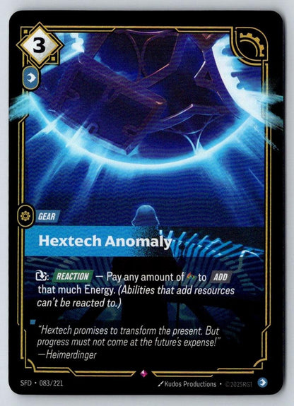 Hextech Anomaly 083/221 Rare Spiritforged Riftbound Foil Near Mint