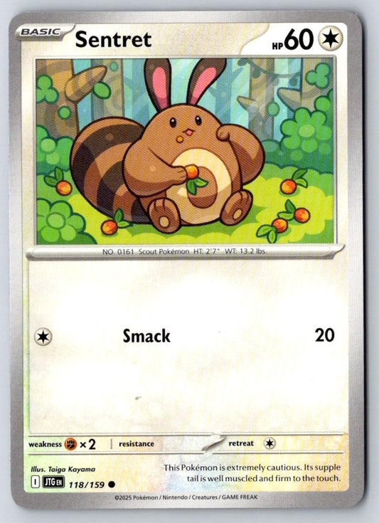 Sentret 118/159 Common Journey Together Pokemon Near Mint