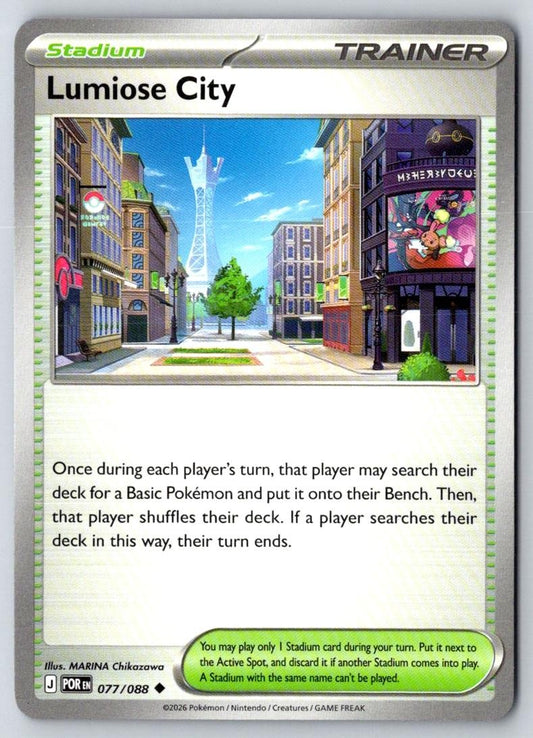 Lumiose City 077/088 Uncommon Perfect Order Pokemon Near Mint