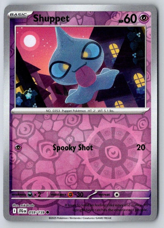 Shuppet 059/159 Common Journey Together Pokemon Near Mint