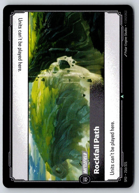 Rockfall Path 216/221 Uncommon Spiritforged Riftbound Near Mint