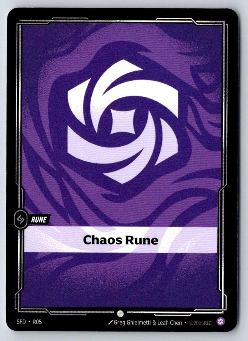 Chaos Rune R05 Common Vendetta Riftbound Near Mint