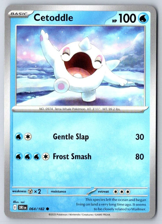 Cetoddle 064/182 Common Destined Rivals Pokemon Near Mint