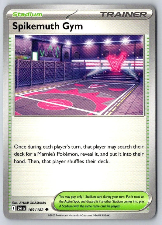 Spikemuth Gym 169/182 Uncommon Destined Rivals Pokemon Near Mint