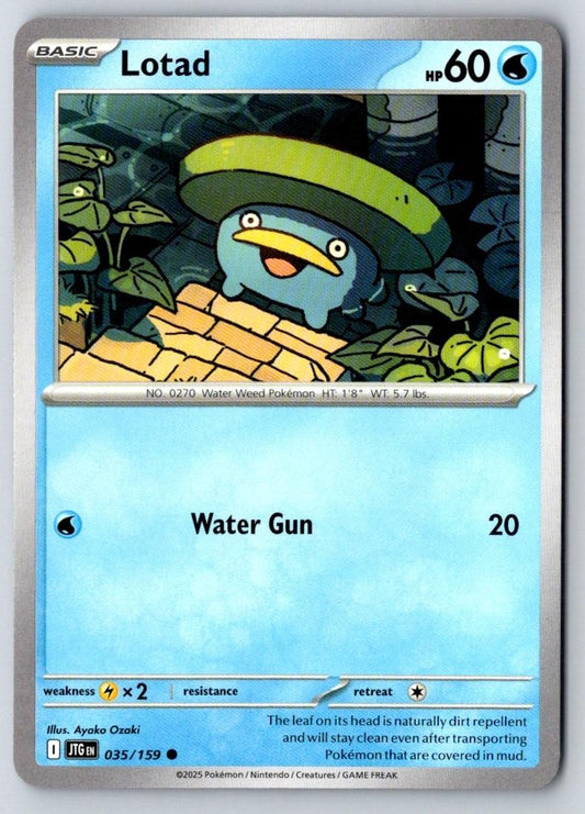 Lotad 035/159 Common Journey Together Pokemon Near Mint