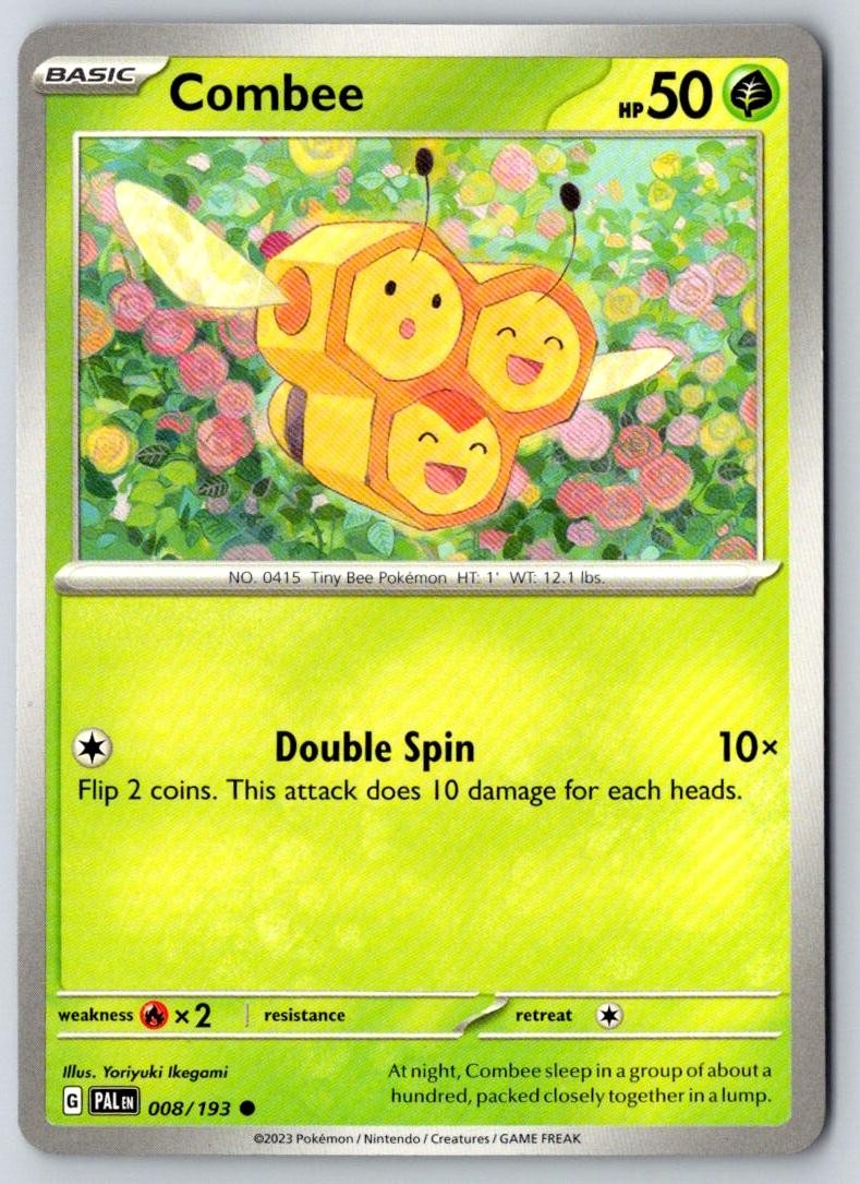 Combee 008/193 Common Paldea Evolved Pokemon Near Mint