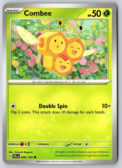Combee 008/193 Common Paldea Evolved Pokemon Near Mint