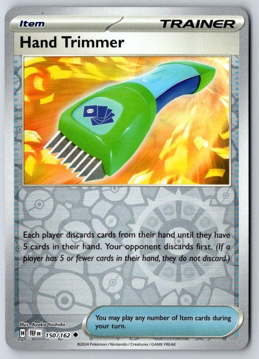 Hand Trimmer 150/162 Uncommon Temporal Forces Pokemon Near Mint