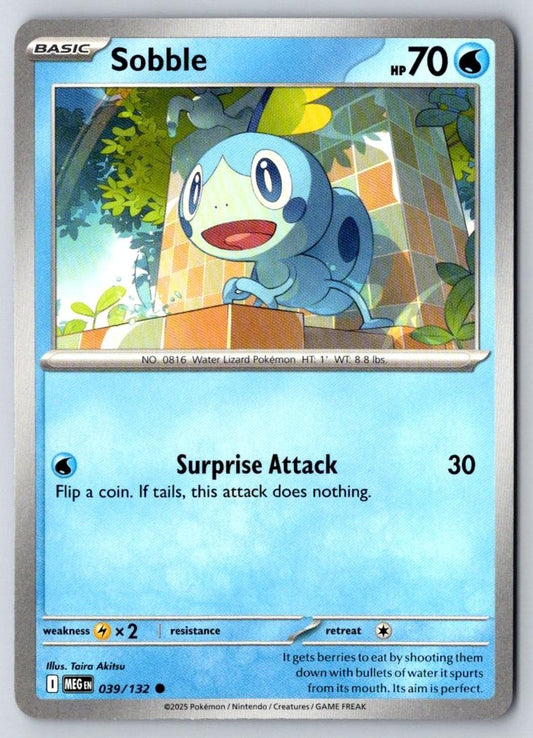 Sobble 039/132 Common Mega Evolution Pokemon Near Mint