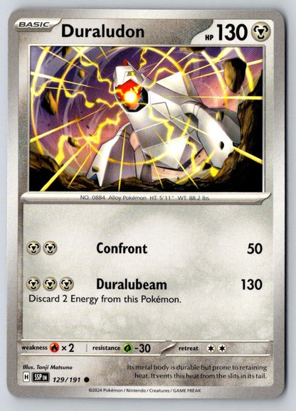 Duraludon 129/191 Common Surging Sparks Pokemon Near Mint