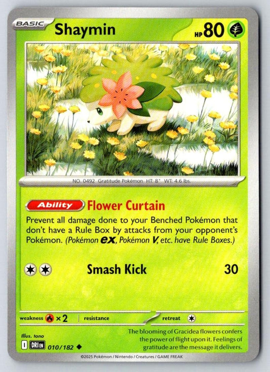 Shaymin 010/182 Uncommon Destined Rivals Pokemon Near Mint