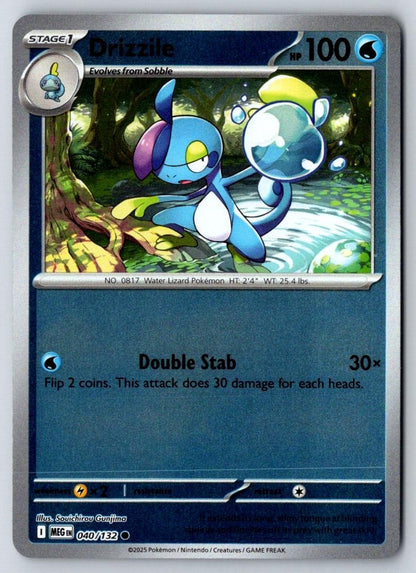 Drizzile 040/132 Common Mega Evolution Pokemon Near Mint