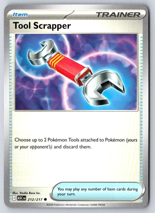 Tool Scrapper 212/217 Common Ascended Heroes Pokemon Near Mint