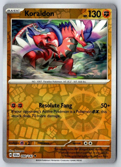 Koraidon 90/142 Uncommon Stellar Crown Pokemon Near Mint