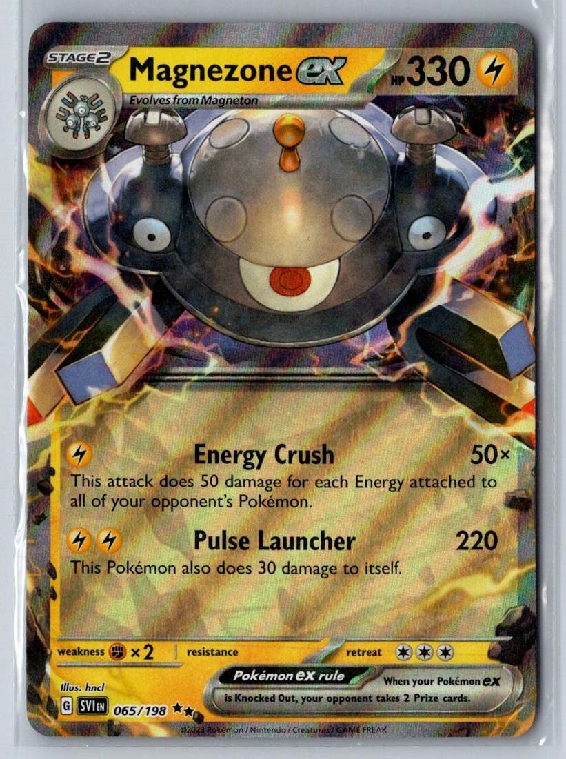 Magnezone ex 065/198 Double Rare Scarlet & Violet Pokemon Near Mint