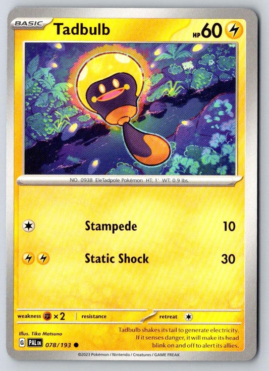 Tadbulb 078/193 Common Paldea Evolved Pokemon Near Mint