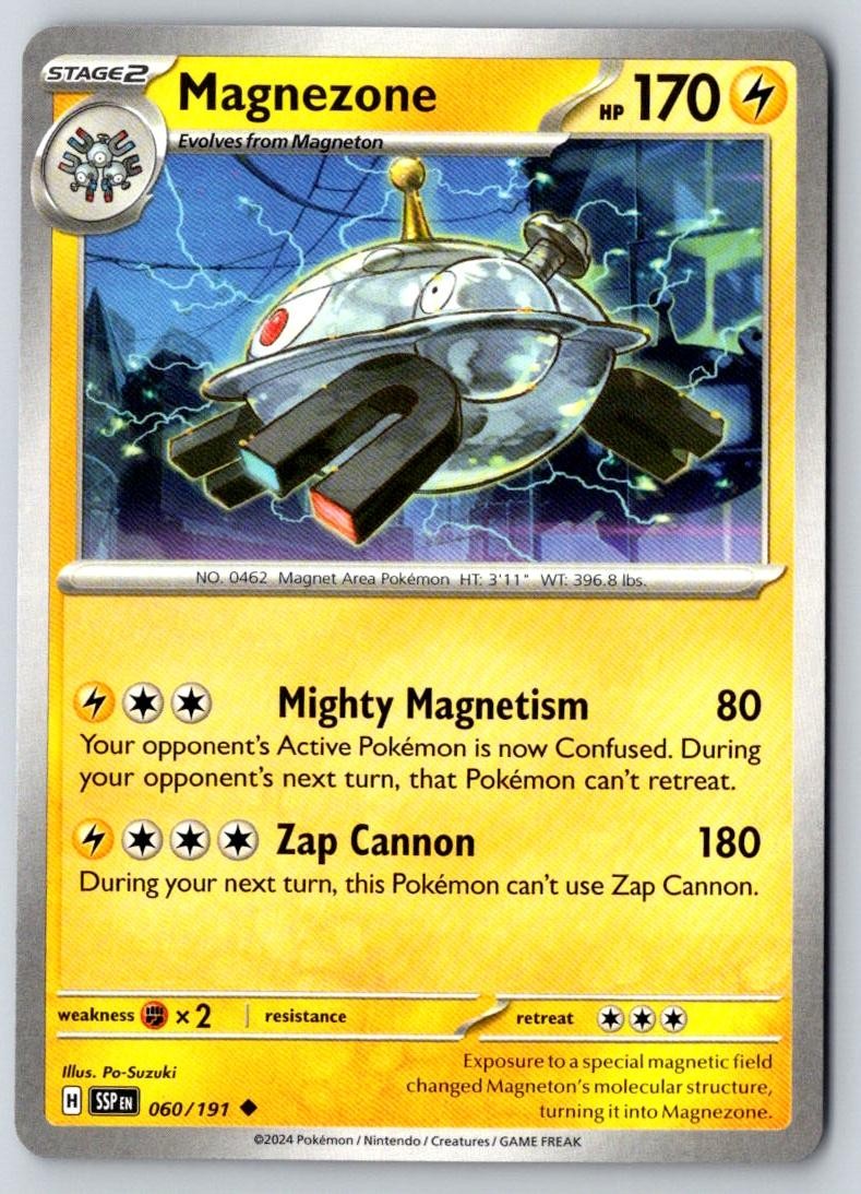 Magnezone 060/191 Uncommon Surging Sparks Pokemon Near Mint