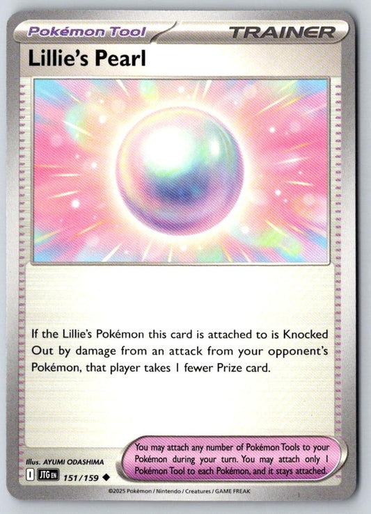 Lillie's Pearl 151/159 Uncommon Journey Together Pokemon Near Mint