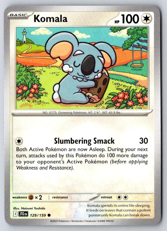 Komala 129/159 Common Journey Together Pokemon Near Mint