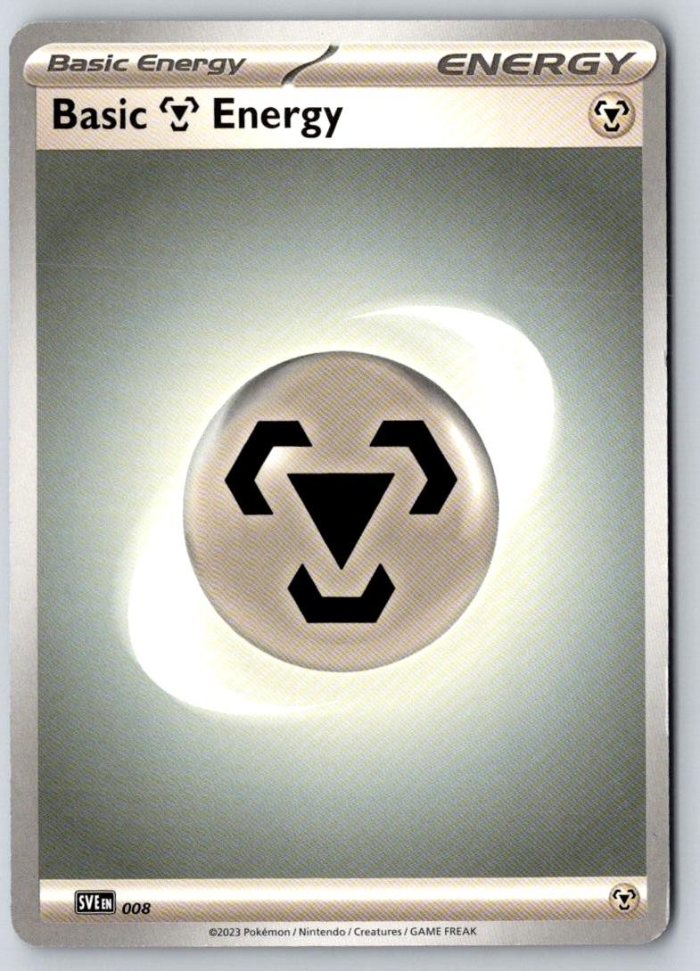 Basic Metal Energy 008 Common Scarlet & Violet Energies Pokemon Near Mint