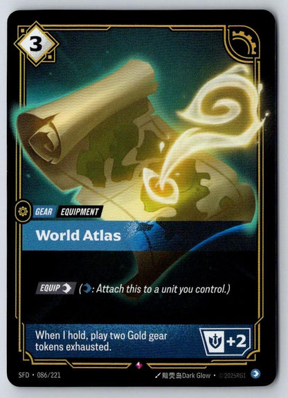 World Atlas 086/221 Rare Spiritforged Riftbound Foil Near Mint