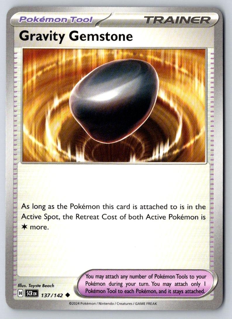 Gravity Gemstone 137/142 Uncommon Stellar Crown Pokemon Near Mint