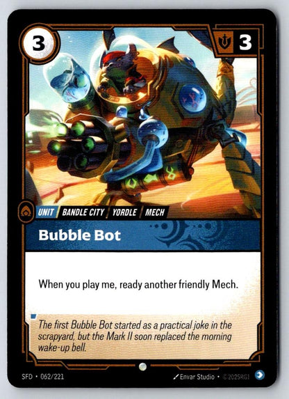 Bubble Bot 062/221 Common Spiritforged Riftbound Near Mint