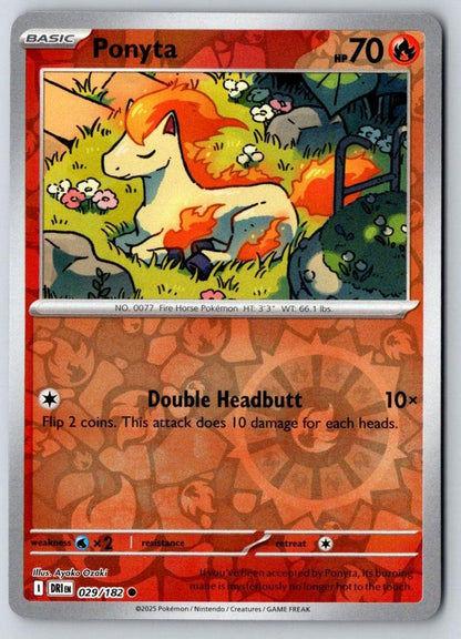 Ponyta 029/182 Common Destined Rivals Pokemon Near Mint