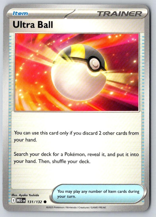 Ultra Ball 131/132 Common Mega Evolution Pokemon Near Mint