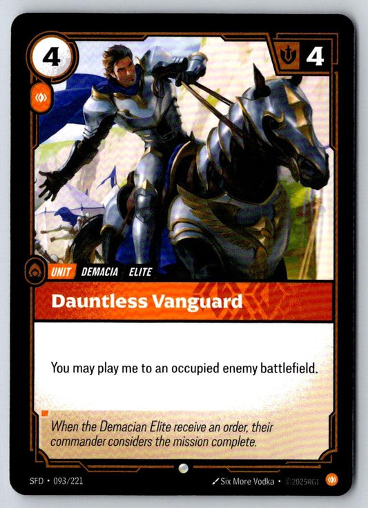 Dauntless Vanguard 093/221 Common Spiritforged Riftbound Near Mint