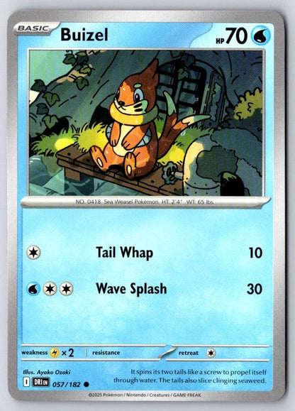 Buizel 057/182 Common Destined Rivals Pokemon Near Mint