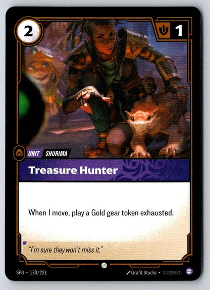 Treasure Hunter 130/221 Common Spiritforged Riftbound Near Mint