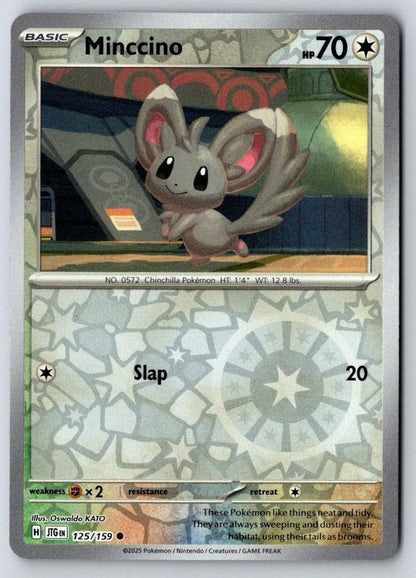 Minccino 125/159 Common Journey Together Pokemon Near Mint